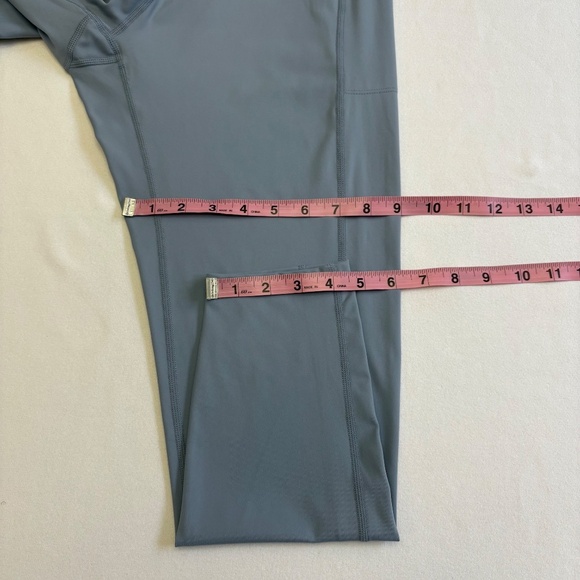 Danskin Women's Lightweight Tights Leggings, Pockets, Blue, XXL NWT - Picture 12 of 16